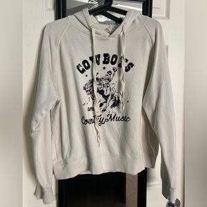 Western Cowboys and Country Music Hoodie, Jacket, Sweater ~ Size Large